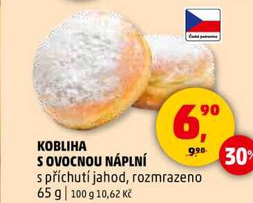 KOBLIHA S OVOCNOU NÁPLNÍ, 65 g