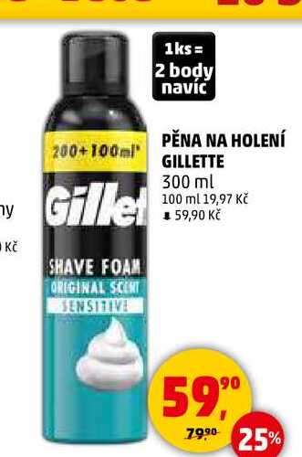 PĚNA NA HOLENÍ GILLETTE, 300 ml