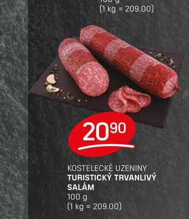 TURISTICKÝ TRVANLIVÝ SALÁM 100 g