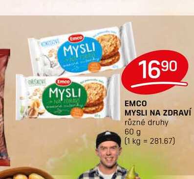 EMCO MYSLI NA ZDRAVÍ různé druhy 60 g 