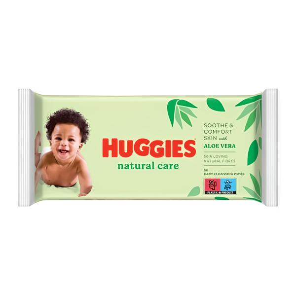 Huggies Natural Care vlhčené ubrousky