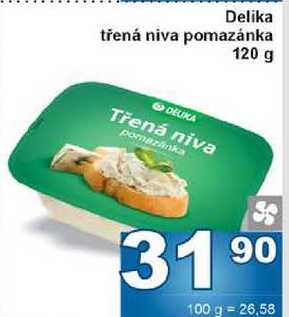 Delika třená niva pomazánka 120g