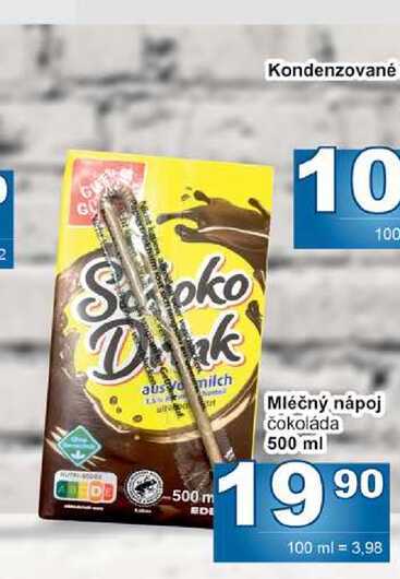 Mléčný nápoj čokoláda 500 ml 