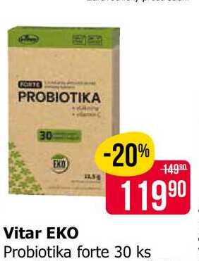 Vitar EKO Probiotika forte 30 ks 