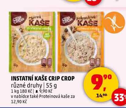 INSTATNÍ KAŠE CRIP CROP, 55 g 