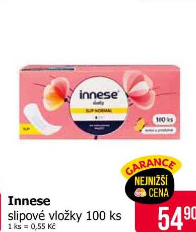 Innese slipové vložky 100 ks