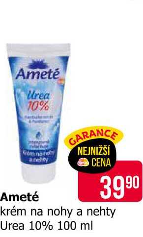 Ameté krém na nohy a nehty Urea 10% 100 ml 