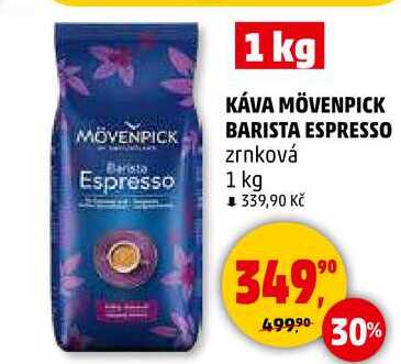 KÁVA MÖVENPICK BARISTA ESPRESSO zrnková, 1 kg 