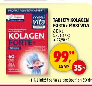 TABLETY KOLAGEN FORTE+ MAXI VITA, 60 ks