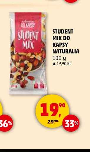 STUDENT MIX DO KAPSY NATURALIA, 100 g