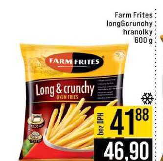 Farm Frites long&crunchy hranolky 600 g