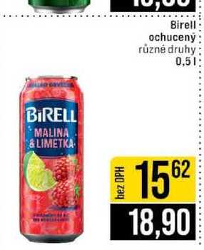 Birell ochucený různé druhy 0,5l