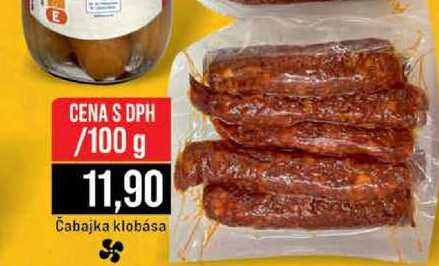 Čabajka klobása 100g