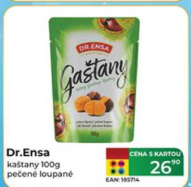 Dr.Ensa kaštany 100g pečené loupané