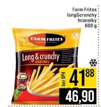 Farm Frites long&crunchy hranolky 600 g 