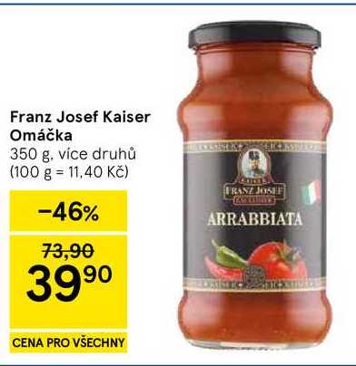 Franz Josef Kaiser Omáčka, 350 g
