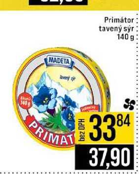 Raveny Primátor tavený sýr 140 g