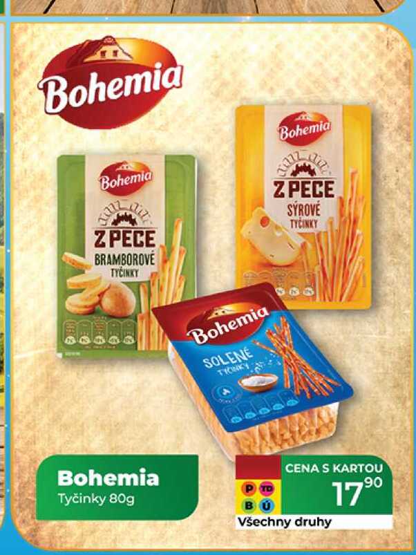Bohemia Tyčinky 80g