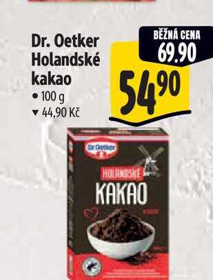 Dr. Oetker Holandské kakao 100 g 