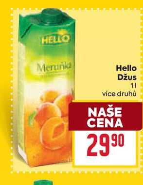 Hello Džus 1l 