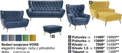 Sedací souprava VOSS - 3 Křeslo