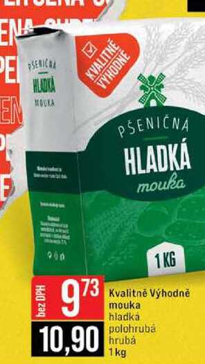 Kvalitně Výhodně mouka hladká polohrubá hrubá 1 kg 