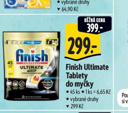  Finish Ultimate Tablety do myčky  45 ks  