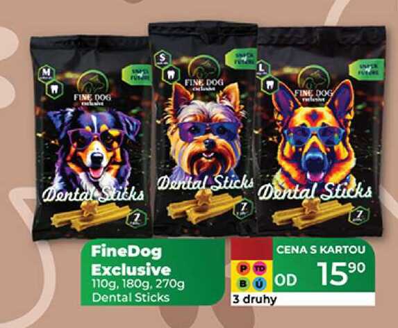 FineDog Exclusive 110g, 180g, 270g