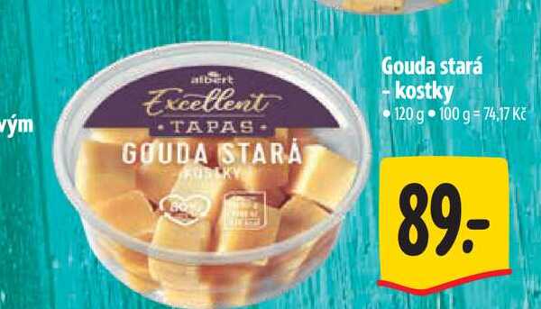   Gouda stará kostky 120 g 