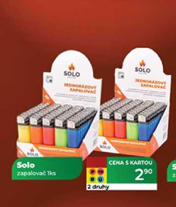 Solo zapalovač 1ks