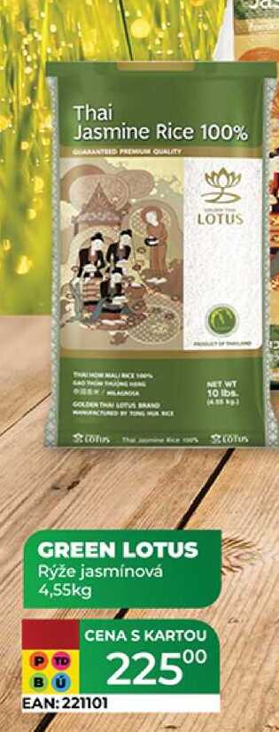 GREEN LOTUS Rýže jasmínová 4,55kg