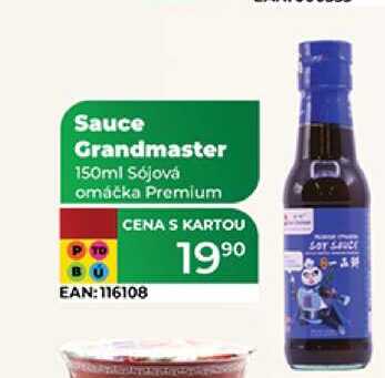 Sauce Grandmaster 150ml Sójová omáčka Premium