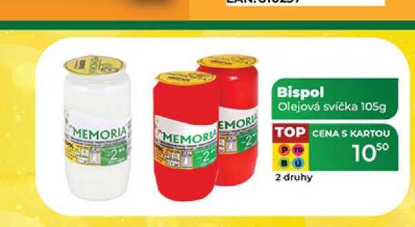 Bispol Olejová svíčka 105g