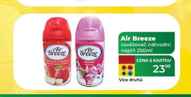 Air Breeze osvěžovač náhradní náplň 250ml