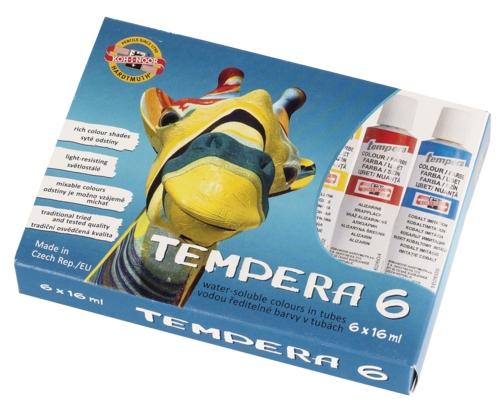 Temperové barvy, 6 KS