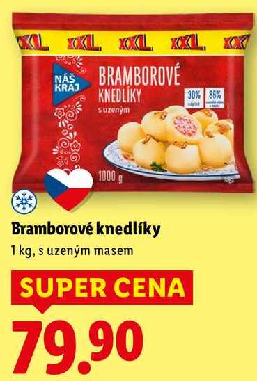 Bramborové knedlíky, 1 kg
