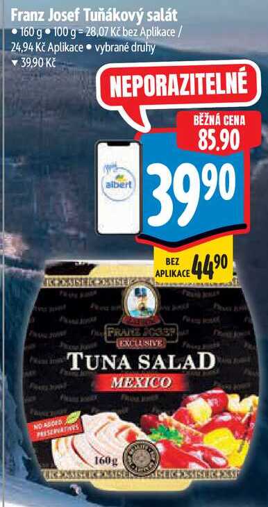 Franz Josef Tuňákový salát, 160 g 