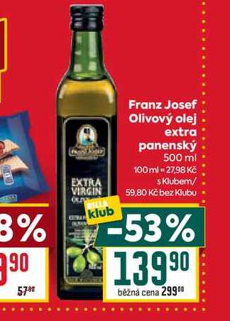 Franz Josef Olivový olej extra panenský 500 ml