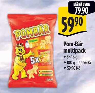 Pom-Bär multipack, 5x 18 g