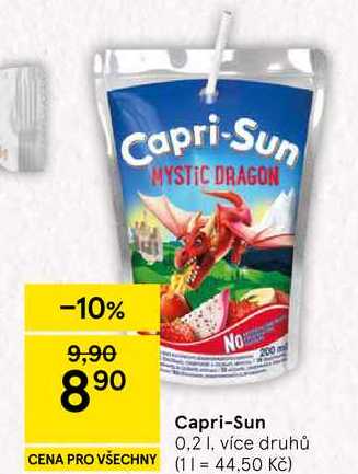Capri-Sun, 0,2 l, více druhů 