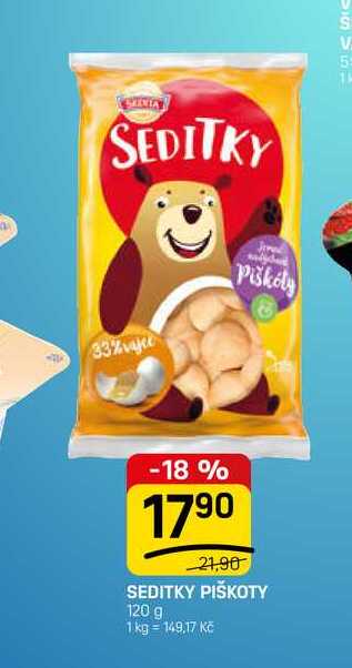 SEDITKY PIŠKOTY 120 g