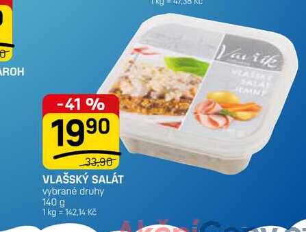VLAŠSKÝ SALÁT vybrané druhy 140 g 
