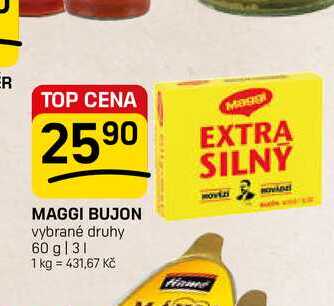 MAGGI BUJON vybrané druhy 60 g 