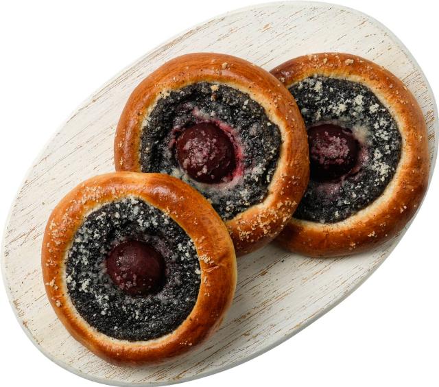 Máslový koláč makový se švestkami