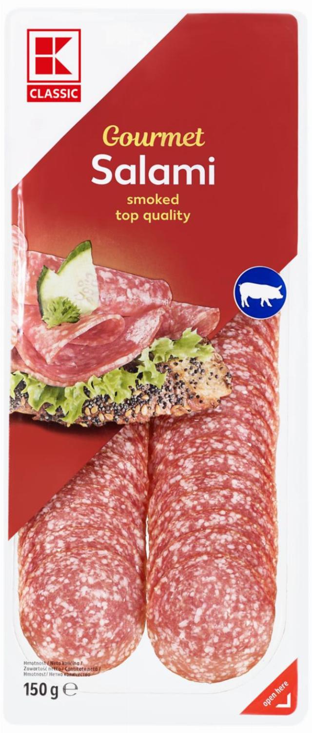 K-Classic Gourmet salám zauzený