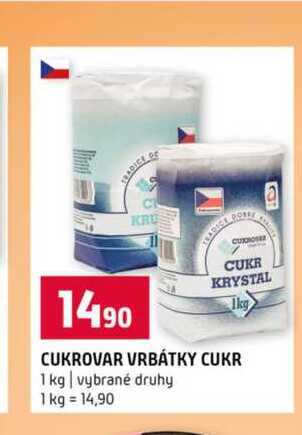 CUKROVAR VRBÁTKY CUKR 1 kg vybrané druhy