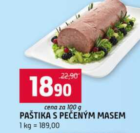 PAŠTIKA S PEČENÝM MASEM 100g