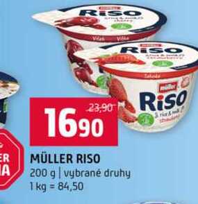 MÜLLER RISO 200 g vybrané druhy 