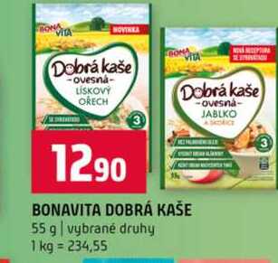 BONAVITA DOBRÁ KAŠE 55 g vybrané druhy 