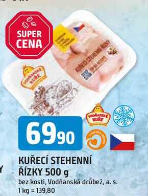 KUŘECÍ STEHENNÍ ŘÍZKY 500 g bez kosti